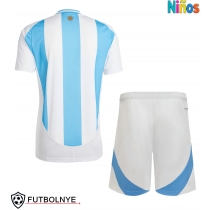 Camiseta Argentina Primera Equipación para niños Copa America 2024 manga corta (+ pantalones cortos)